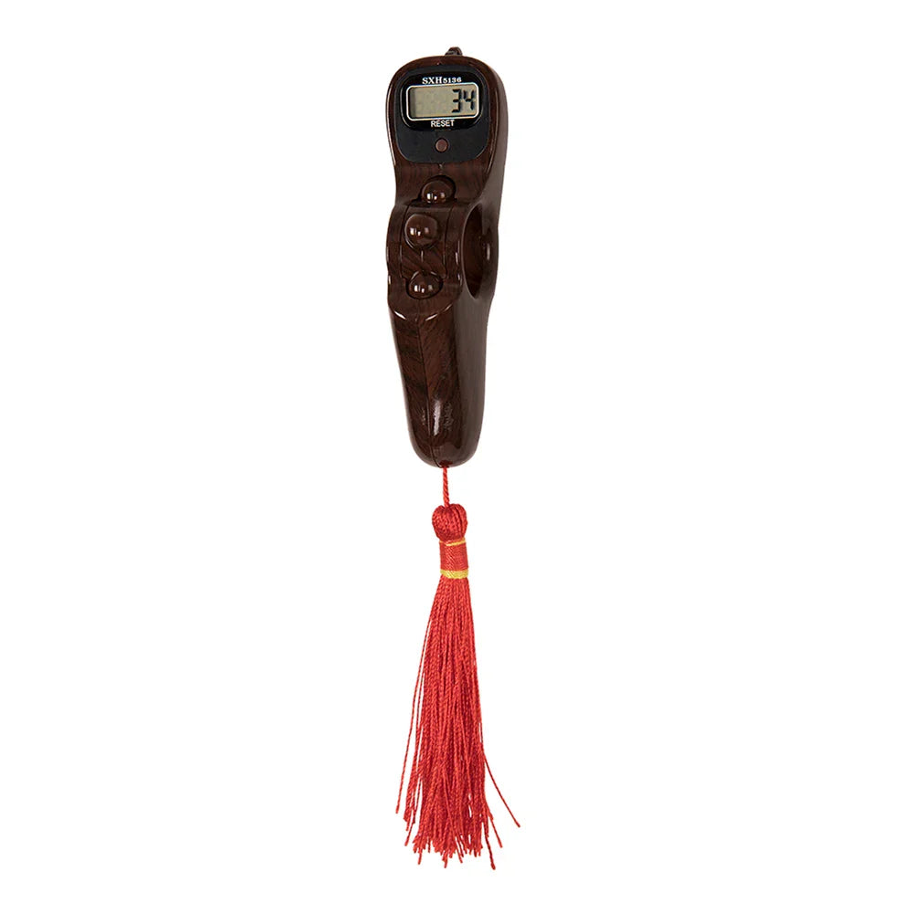 Digital Prayer Counter Wood Grain Design with Tassel - Product detail 15
