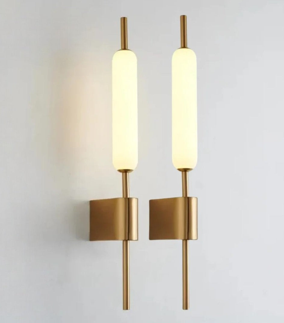 Modern LED Wall Sconce  Brushed Gold Linear Design - Product detail 9