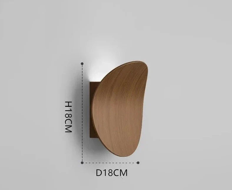 Modern Wooden Wall Light Natural Aluminum Finish - Product detail 26