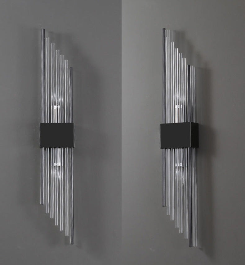 Modern Crystal Wall Lamp Gold Finish Metal Sconce - Product detail 16