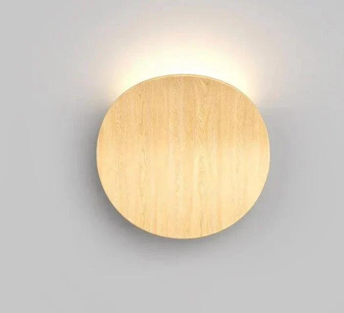 Modern Wooden Wall Light Natural Aluminum Finish - Product detail 16