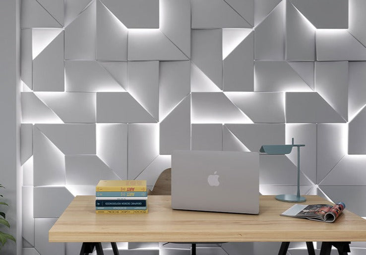 Modern 3D Wall Light Geometric LED Panel Design - Product detail 7