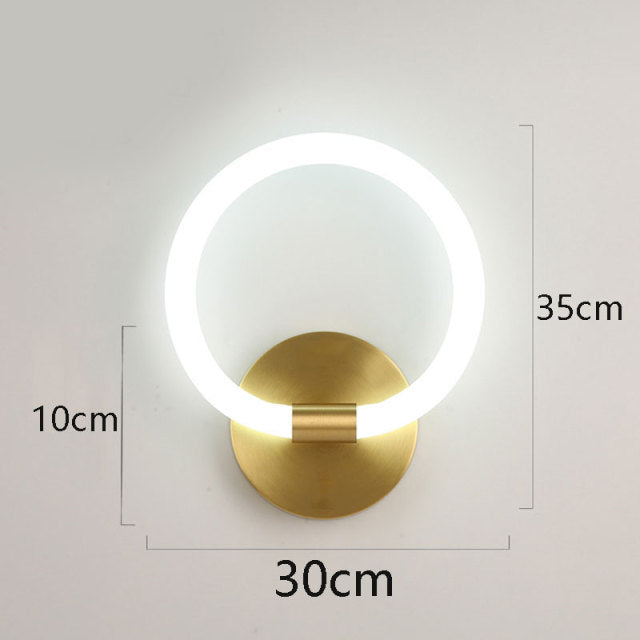 Modern Wall Sconce Brushed Gold Globe Light - Product detail 19