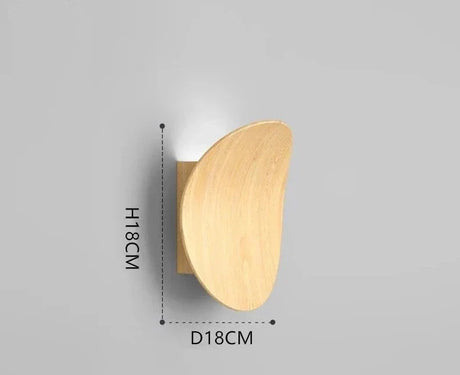 Modern Wooden Wall Light  Natural Aluminum Finish - Product detail 22