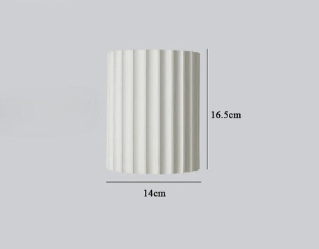 Modern Wall Sconce  Ribbed Resin Design - Product detail 13