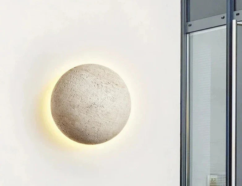 Minimalist Outdoor Wall Light Natural Stone LED Sconce - Product detail 11