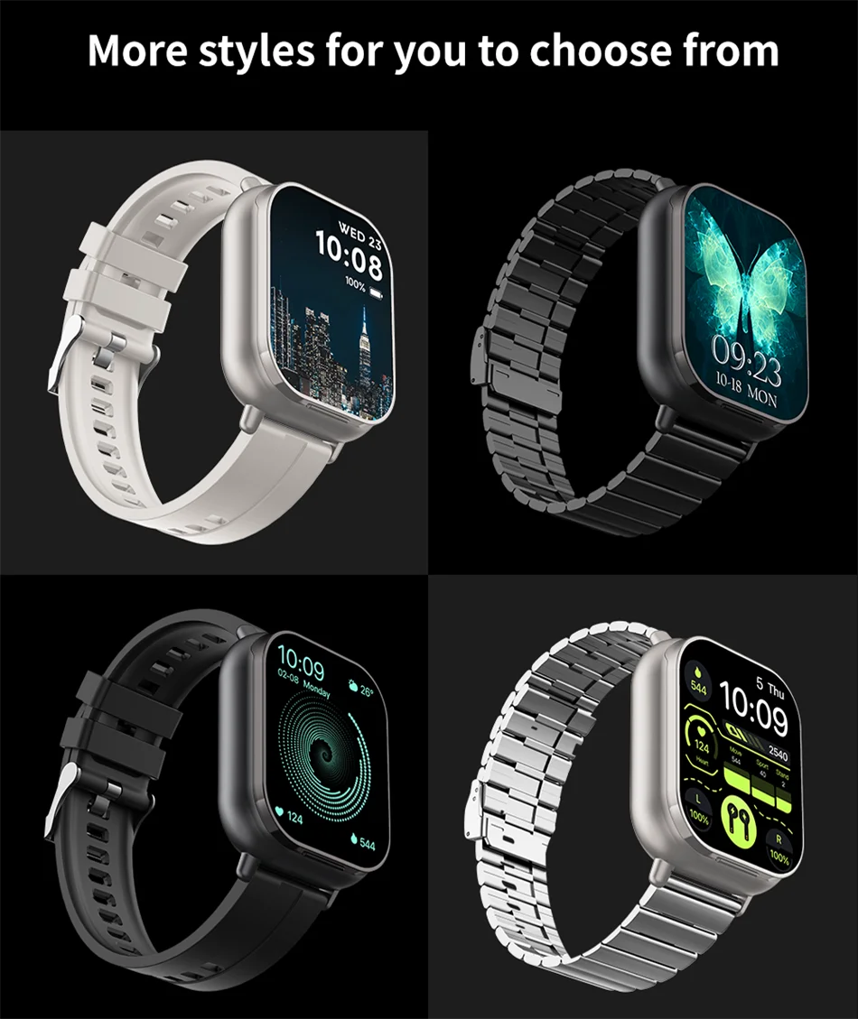 Smart Fitness Watch  2-in-1 AMOLED With Wireless Earbuds - Product detail 8