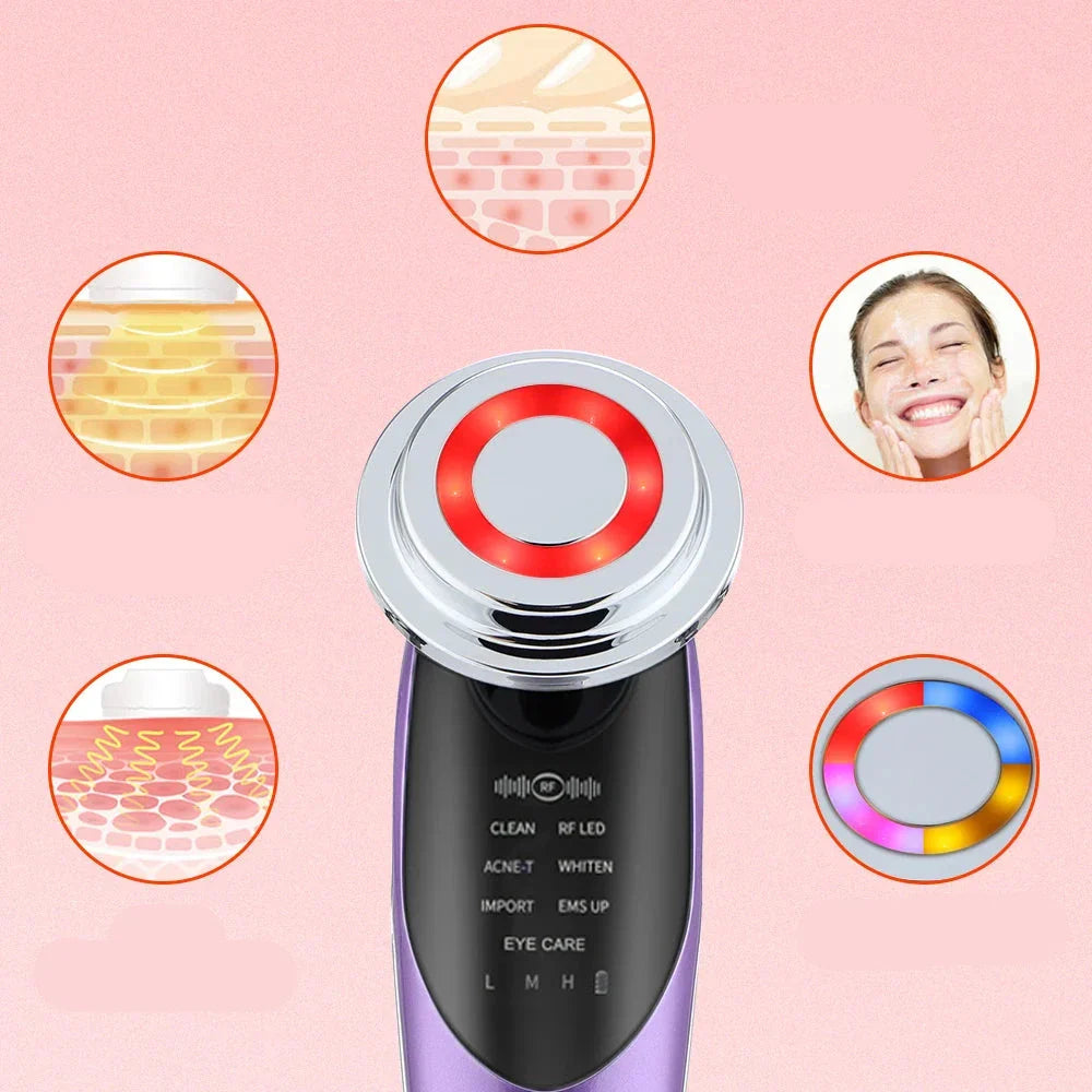 Advanced Facial Massager  LED Light Therapy with EMS Technology - Detailed view