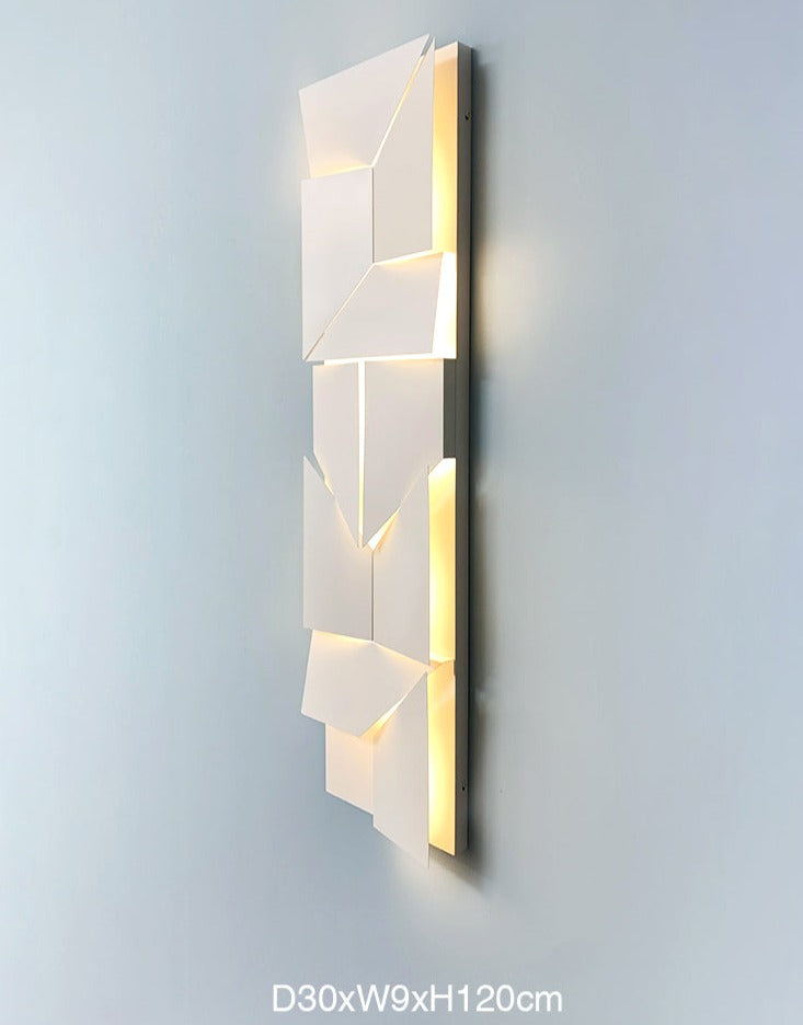 Modern 3D Wall Light Geometric LED Panel Design - Product detail 9