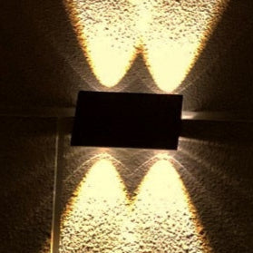 Solar Motion Sensor Wall Light  Waterproof LED Outdoor Lamp - Product example