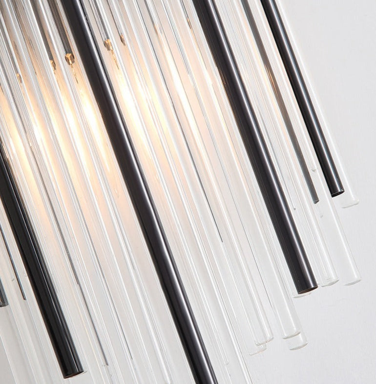 Modern Crystal Wall Lamp Gold Finish Metal Sconce - Product detail 23