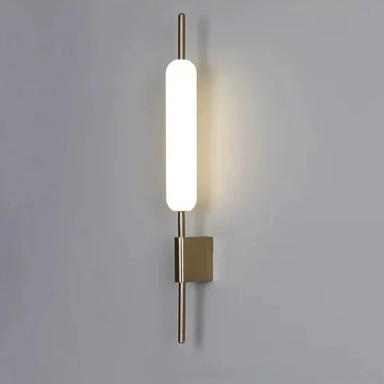 Modern LED Wall Sconce  Brushed Gold Linear Design - Product detail 4