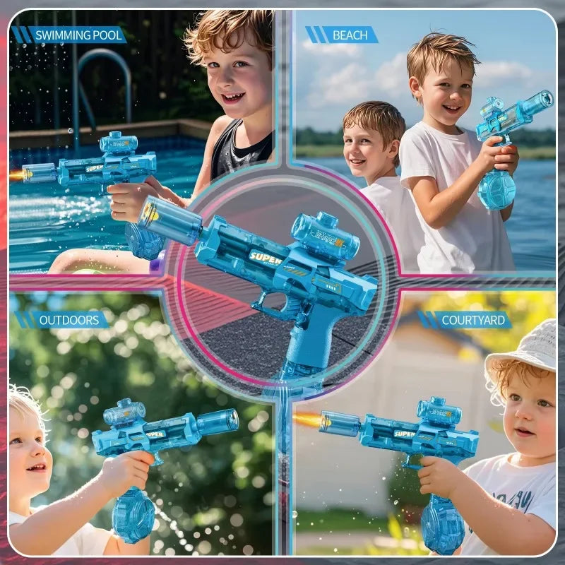 LED Water Gun  Automatic Electric Blaster With Light Effects - Product detail 7