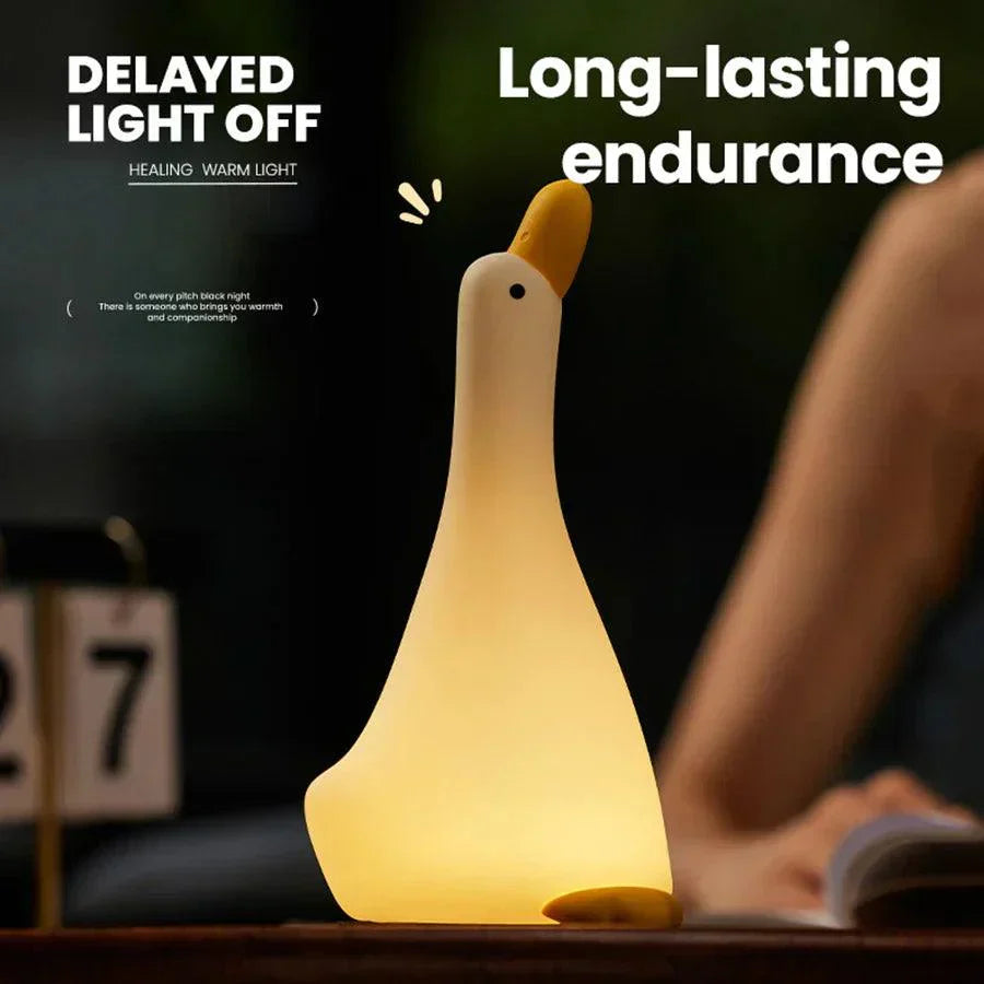 Silicone Duck Night Light  Warm LED Kids Room Lamp - Product detail 7