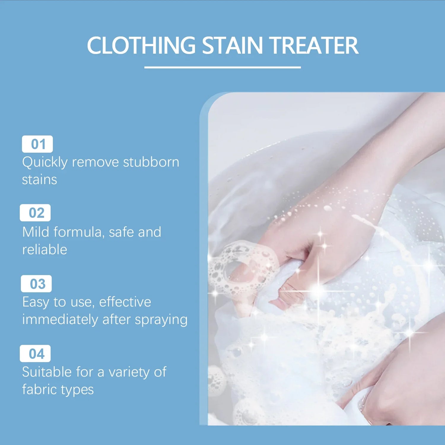 Professional Stain Remover Spray  Fast-Acting Fabric Cleaner - Product detail 10