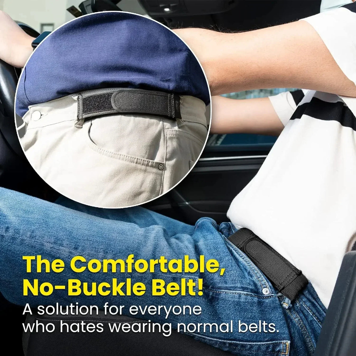 Comfort Stretch Belt  Buckle-Free Elastic Design - Product example