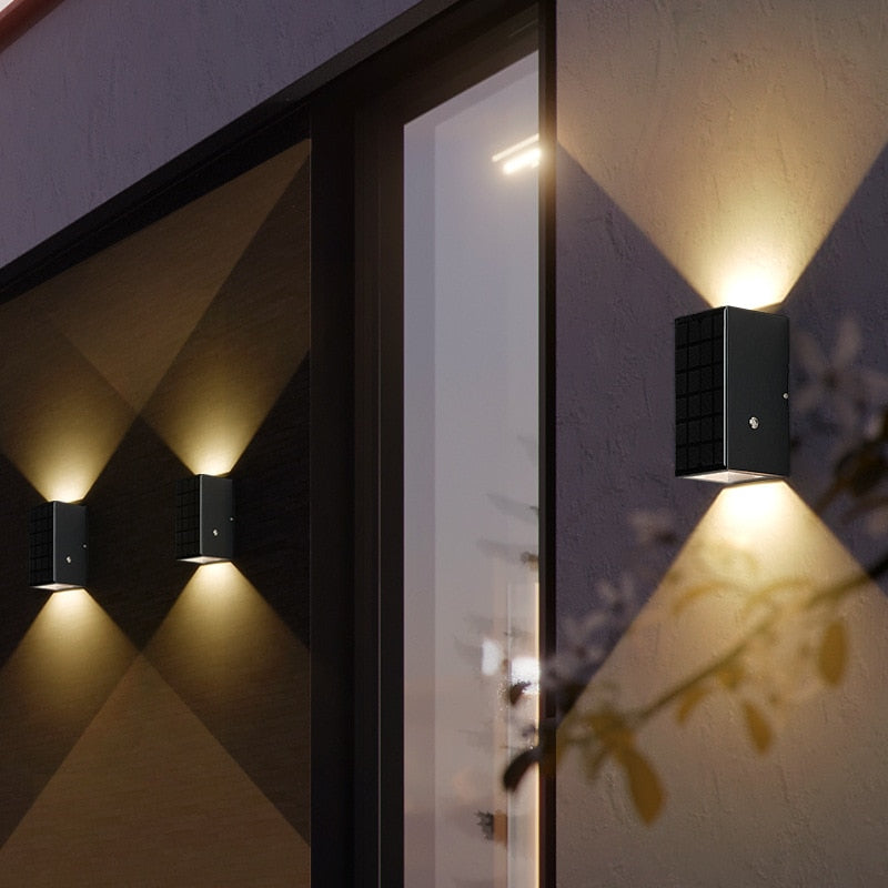 Modern Solar Wall Light  Automatic LED Outdoor Lamp - Product detail 6