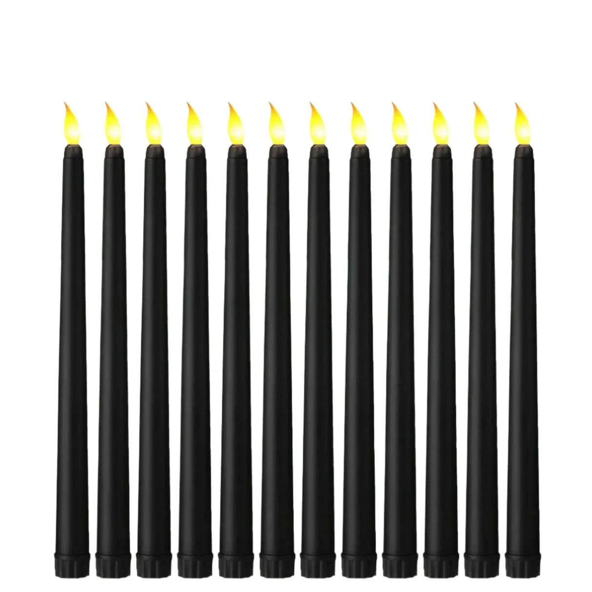 LED Black Taper Candles  Flameless Gothic Dining Decor - Product detail 12
