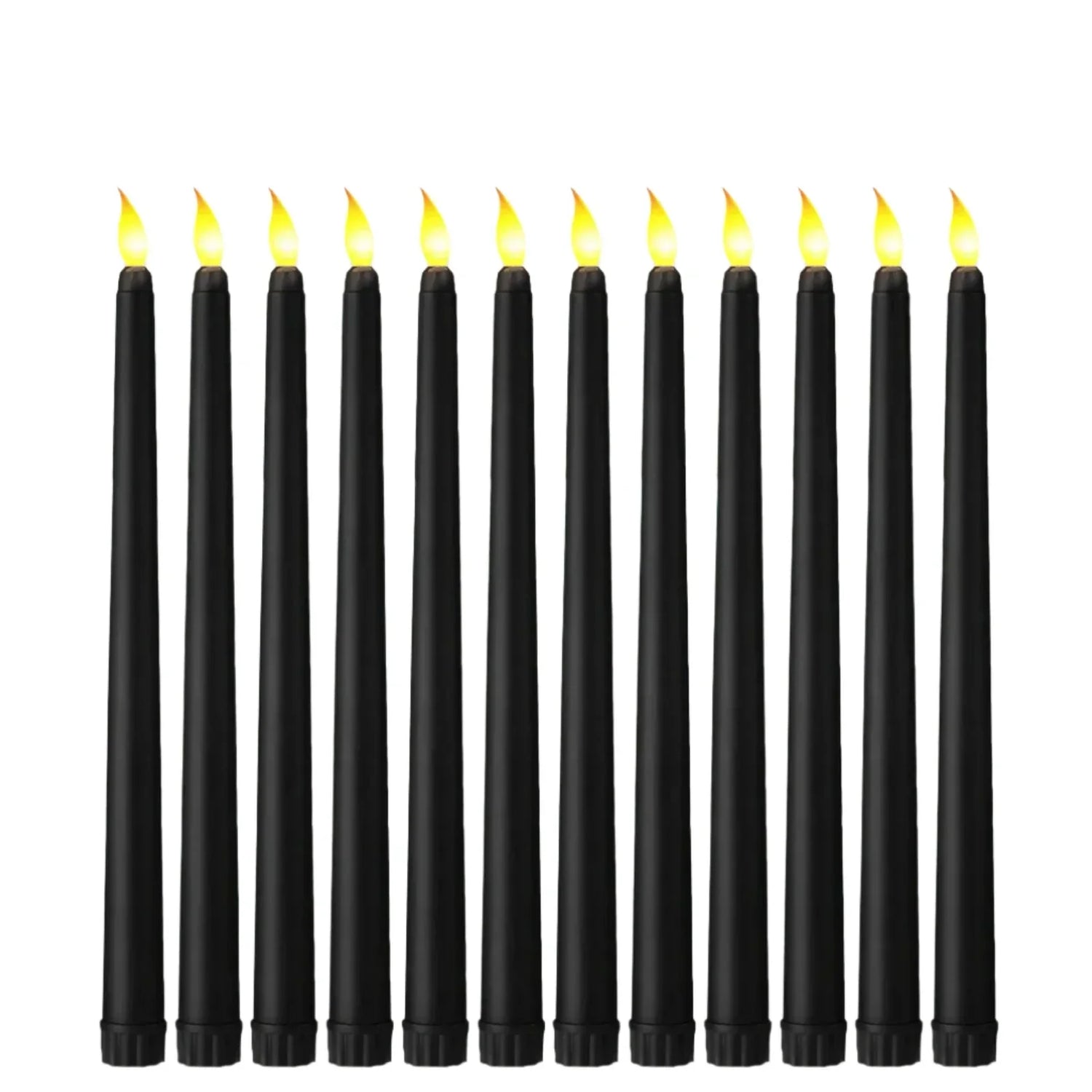 LED Black Taper Candles  Flameless Gothic Dining Decor - Product detail 12