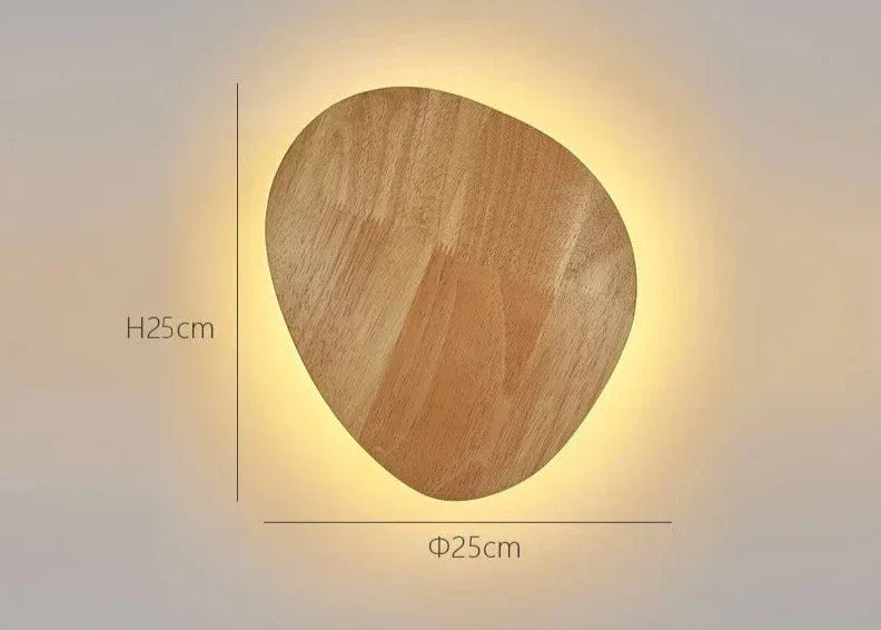Modern Wooden Wall Light Natural Aluminum Finish - Product detail 8