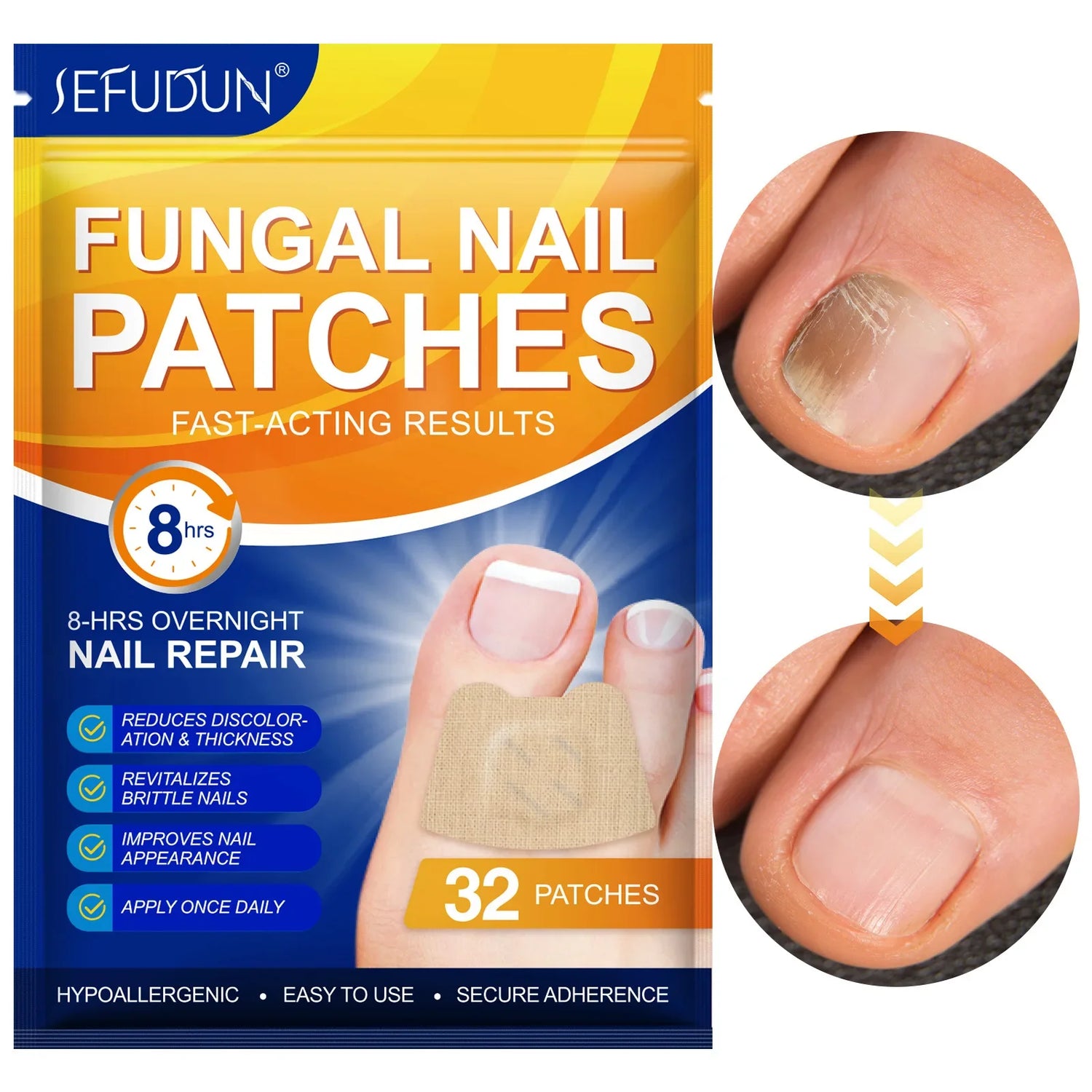 Antifungal Nail Treatment  Overnight Hydrogel Repair Patches - Product detail 4