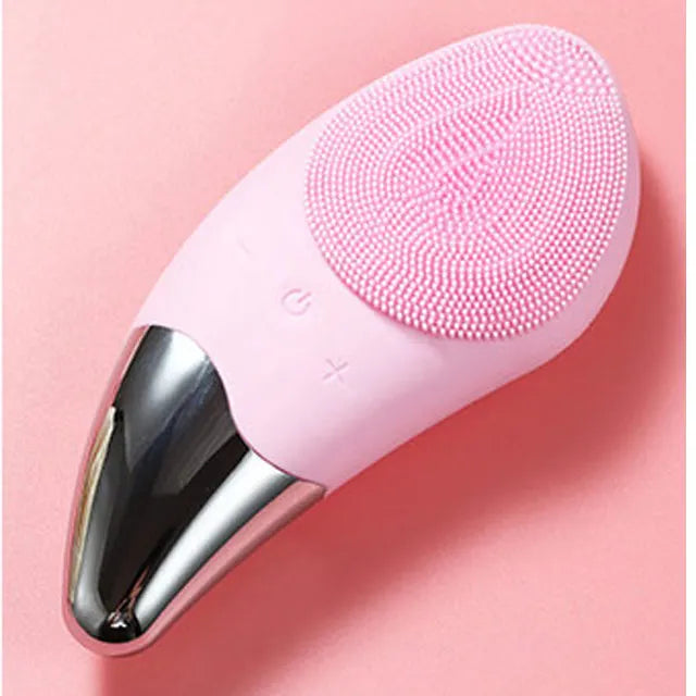 Electric Facial Cleansing Brush  6-Speed Ultrasonic Silicone - Product detail 9