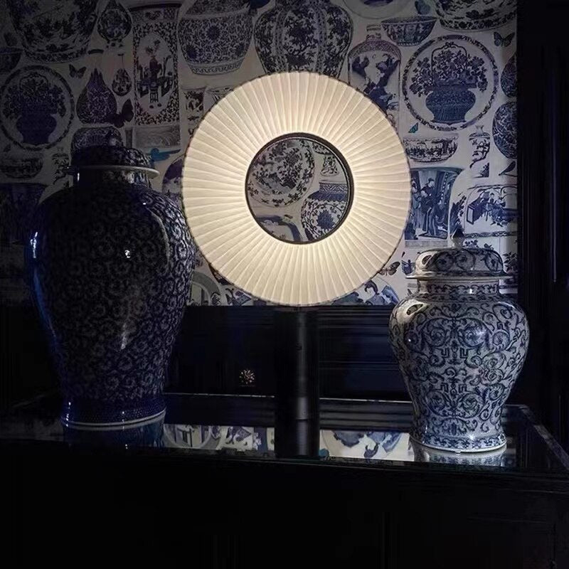 Modern Solar Table Lamp  Ring Light Design - Product example