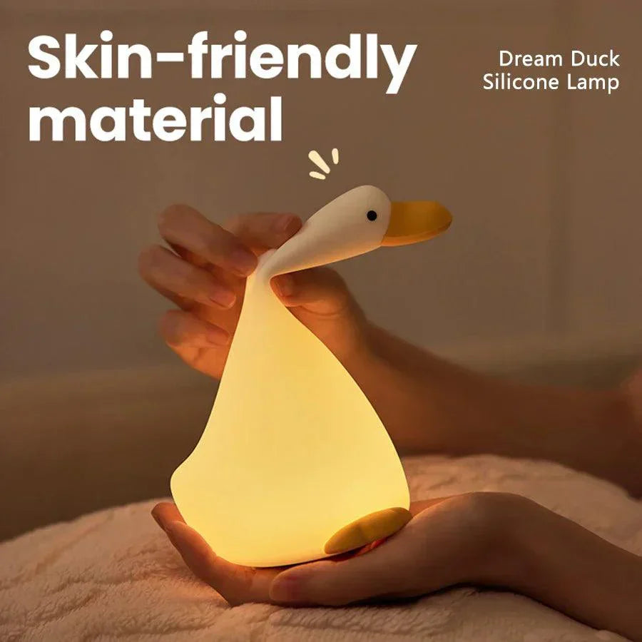 Silicone Duck Night Light  Warm LED Kids Room Lamp - Product detail 6