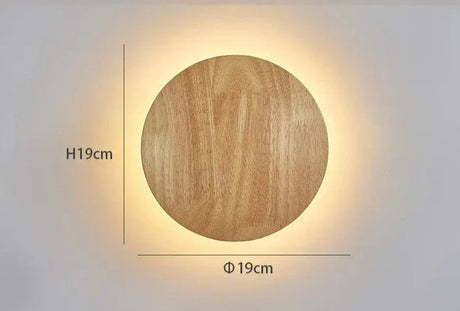 Modern Wooden Wall Light  Natural Aluminum Finish - Product detail 23
