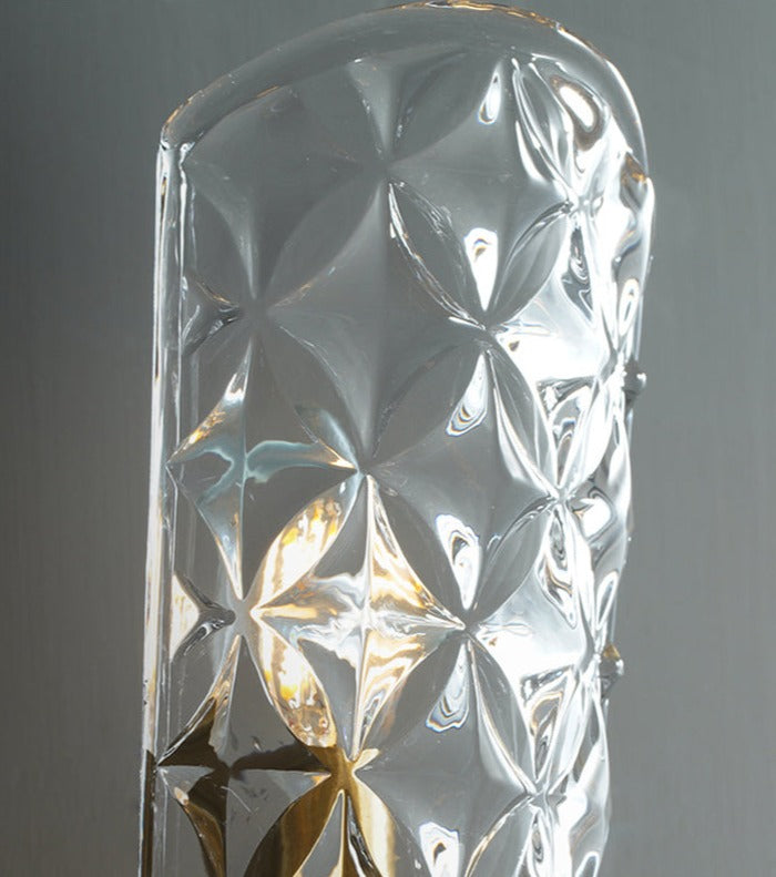 Modern Wall Sconce Crystal Glass with Gold Base - Product detail 10