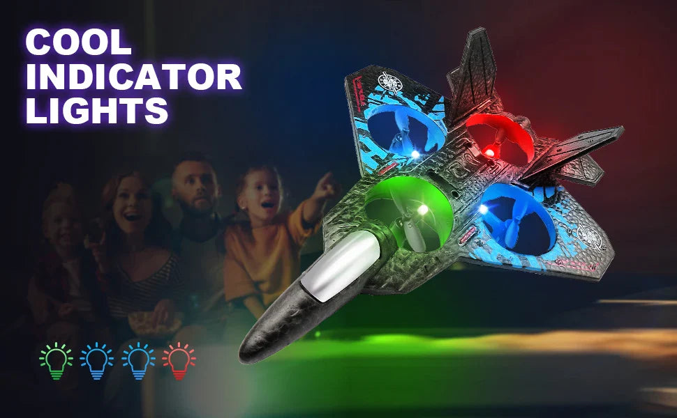 RC Fighter Drone  Quad Motor Gravity Sensor Aircraft - Product detail 11