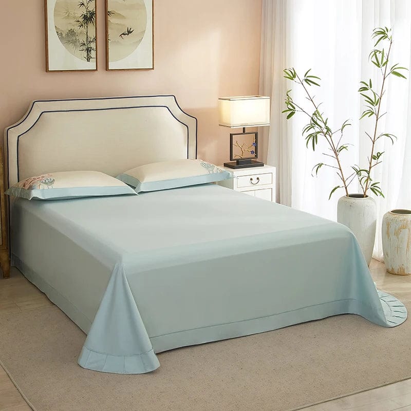 Lotus Floral Bedding Set  Egyptian Cotton Duvet Cover - Product detail 6