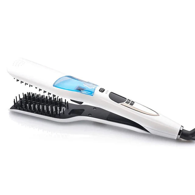 Professional Hair Straightening Brush Steam Ionic Styling System - Product showcase