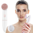 Silicone Facial Cleansing Brush  Dual Speed Massage Tool - Product showcase