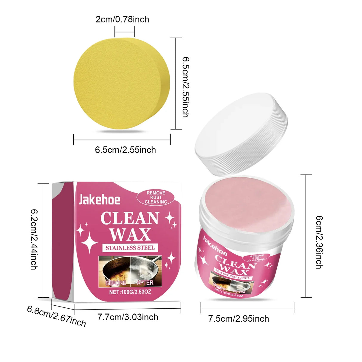 Multi-Purpose Cleaning Paste  Stainless Steel  Metal Surface Restorer - Product detail 11
