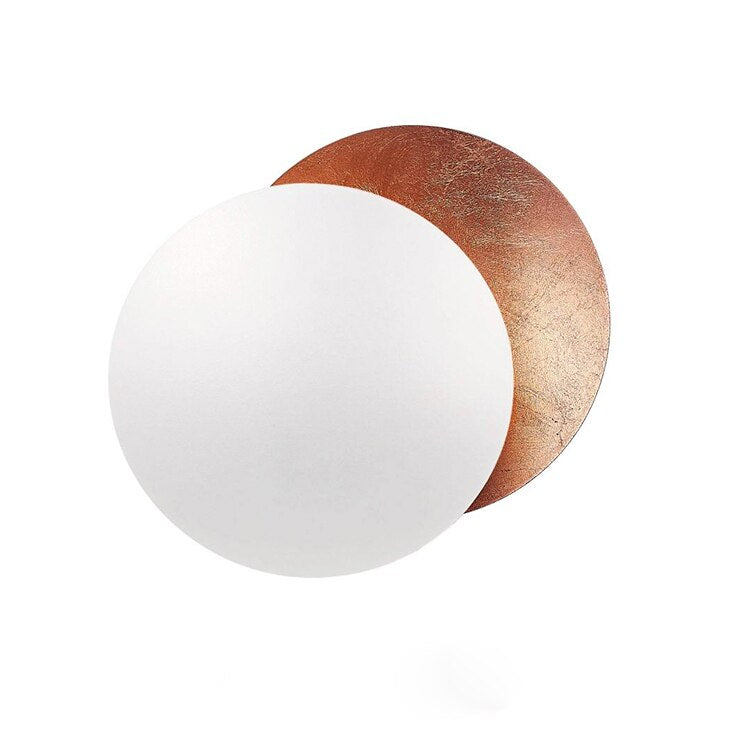 Modern Eclipse Wall Light Gold Metal Solar Design - Product detail 10