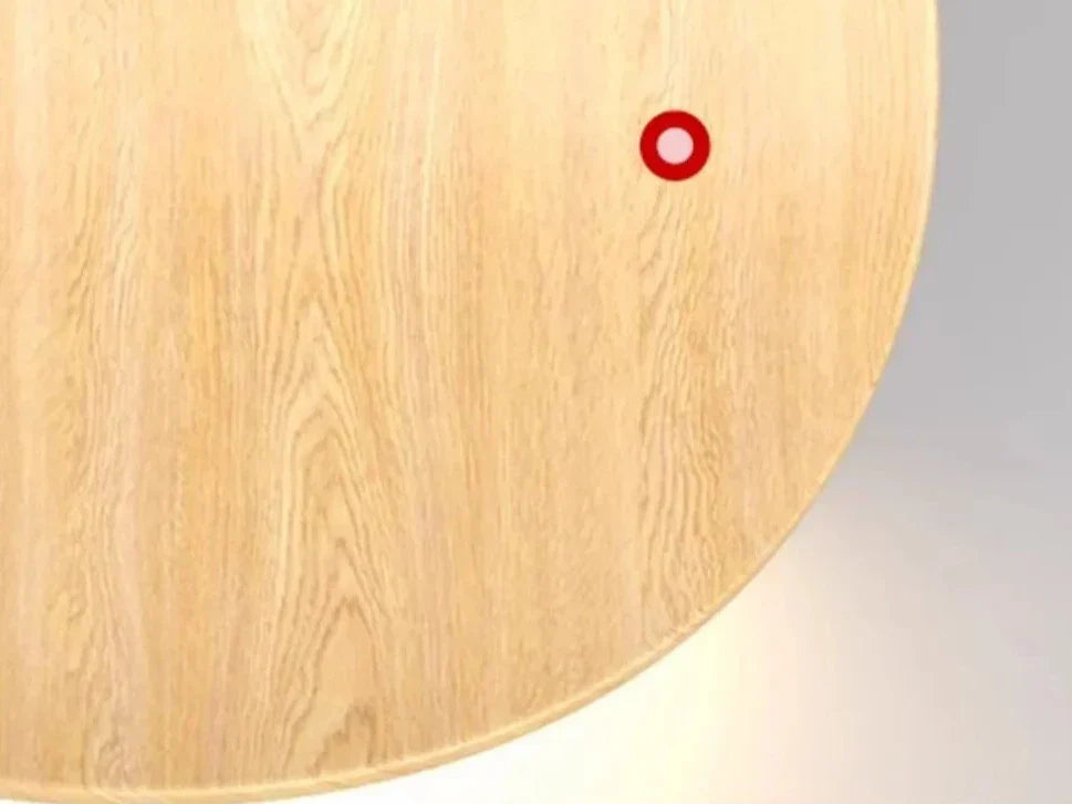 Modern Wooden Wall Light Natural Aluminum Finish - Product detail 6