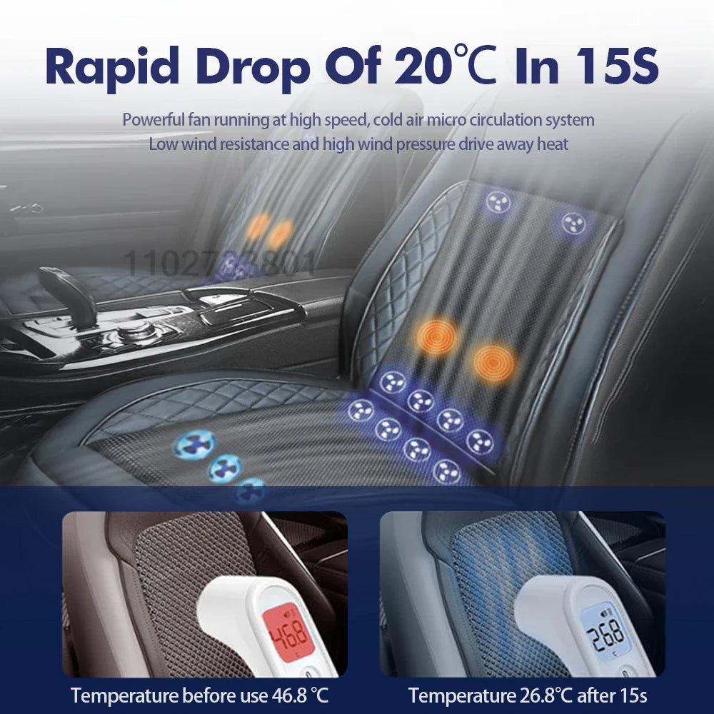 Car Cooling Massage Seat  24-Fan Ventilation System - Product detail 6
