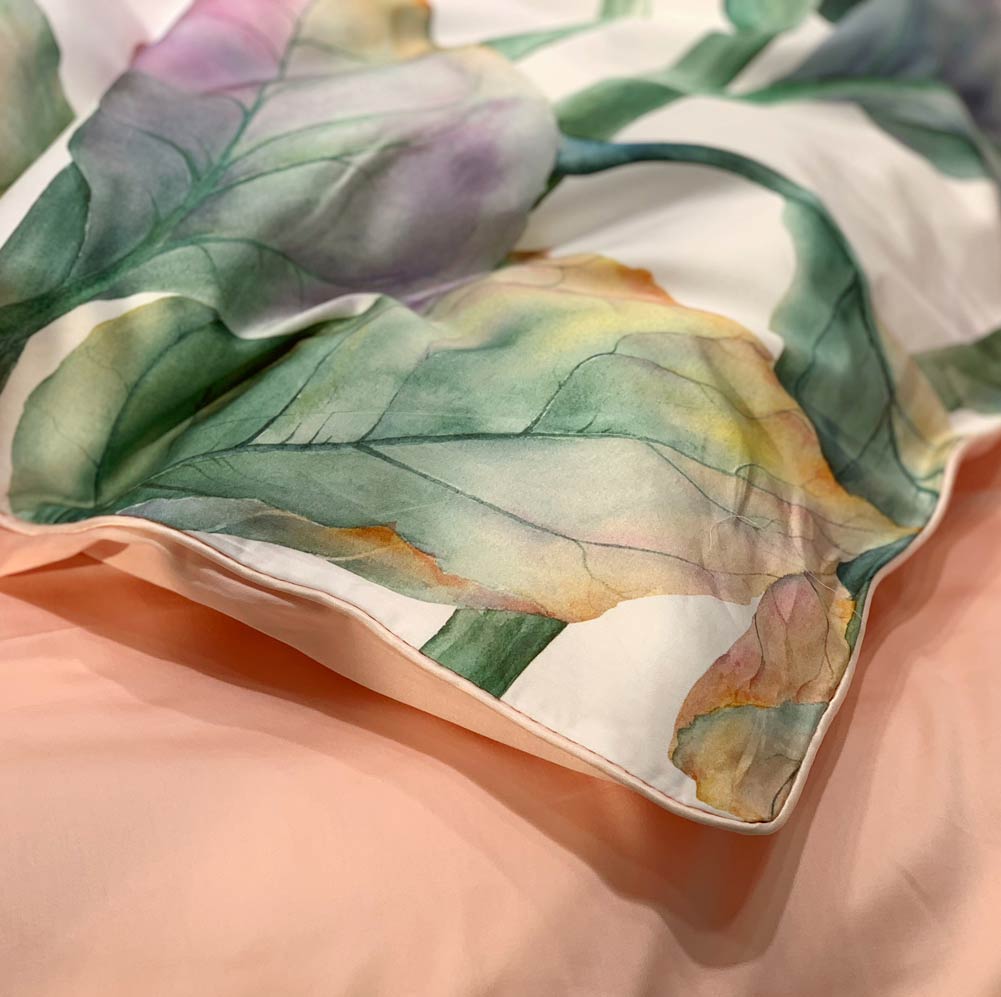 Egyptian Cotton Duvet Set  Watercolor Sunflower Pattern - Product detail 6