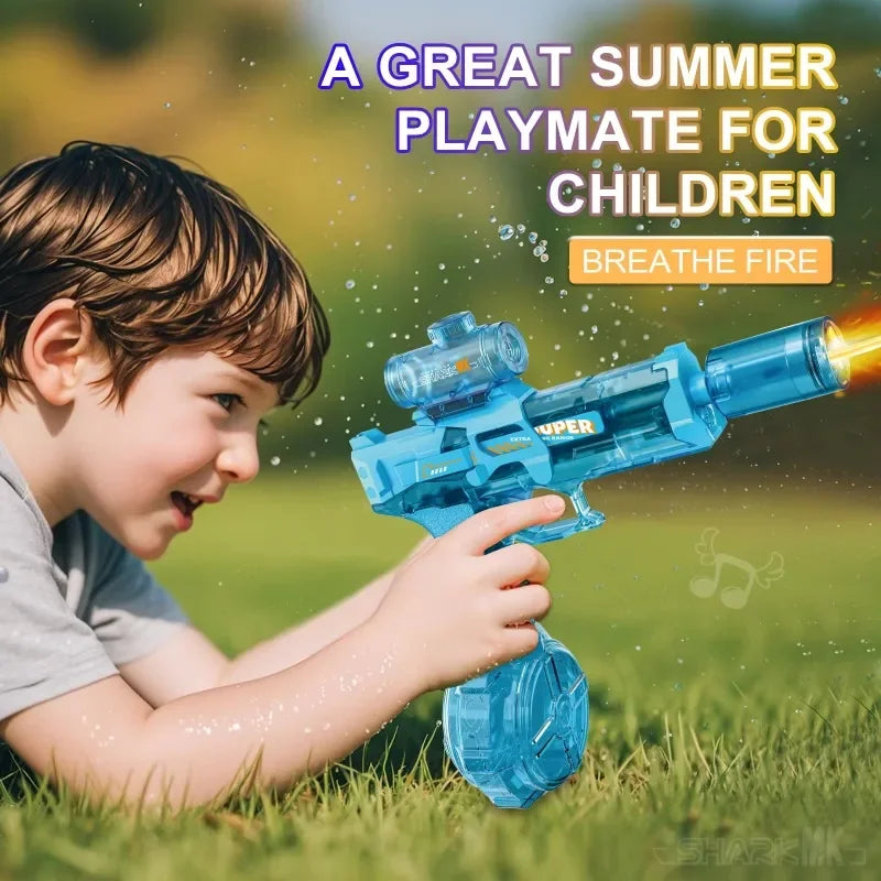 LED Water Gun  Automatic Electric Blaster With Light Effects - Product detail 6