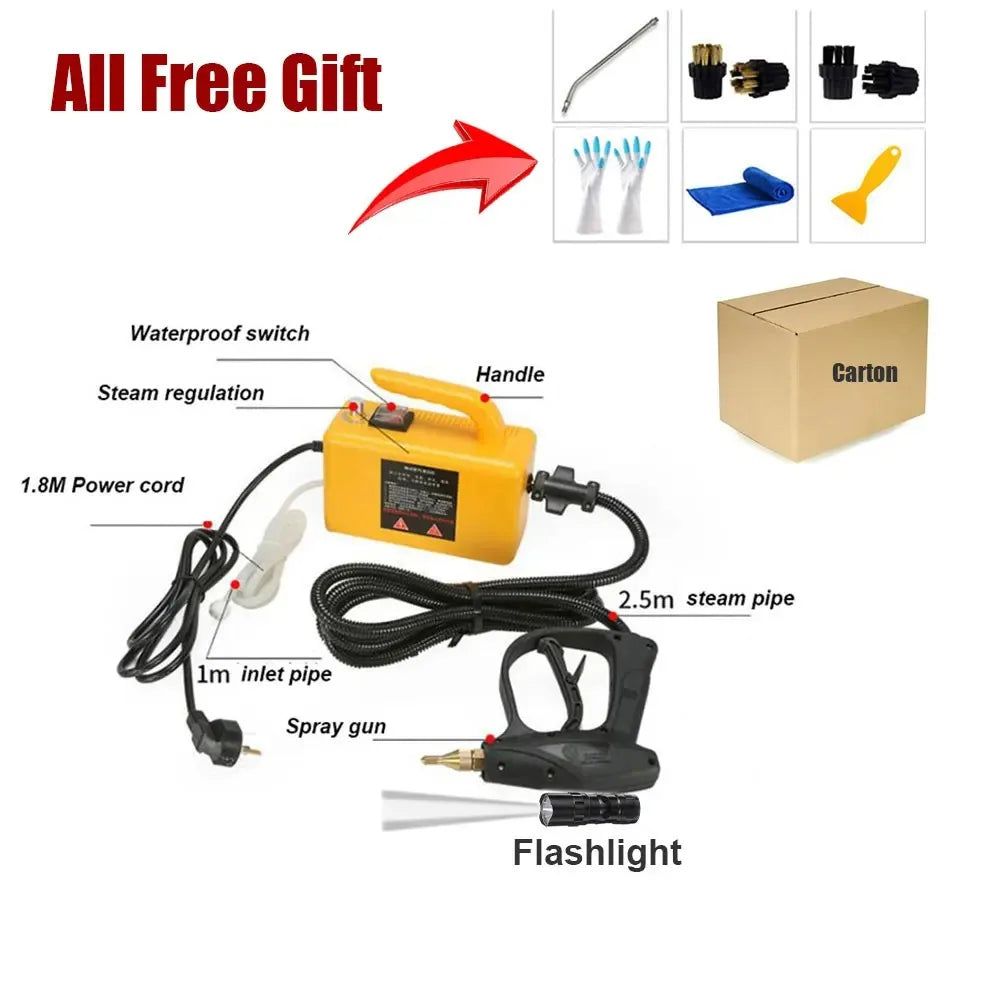 Professional Steam Cleaner  2600W High Pressure Deep Clean System - Product detail 15