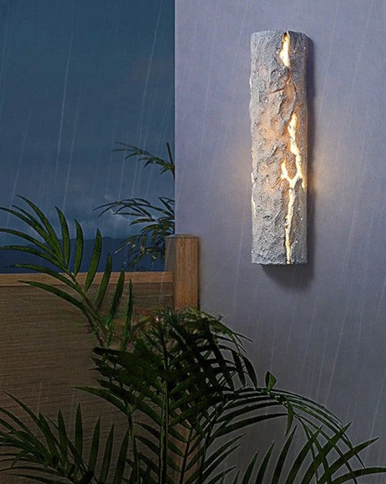 Modern Outdoor Wall Light Textured Bronze LED Sconce - Product detail 9