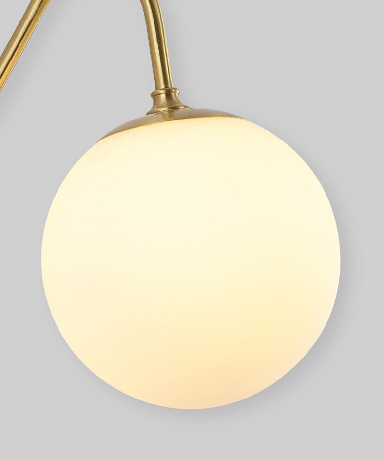 Scandinavian Globe Wall Light Brass Finish with Adjustable Arm - Product detail 14
