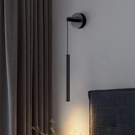 Modern Wall Reading Light  Slim Copper LED Sconce - Product example