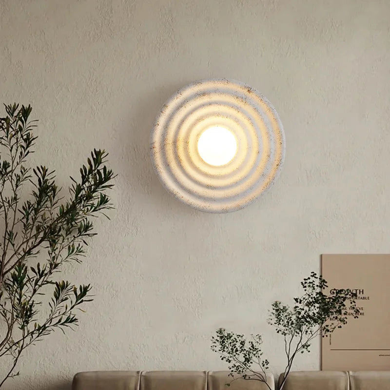 Minimalist Wall Light Nordic Ripple Effect Design - Product example