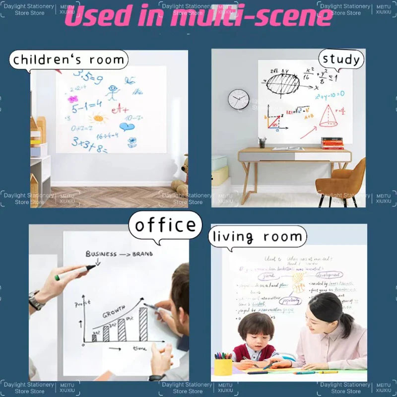 Educational Wall Whiteboard  Self-Adhesive Electrostatic Surface - Product detail 5
