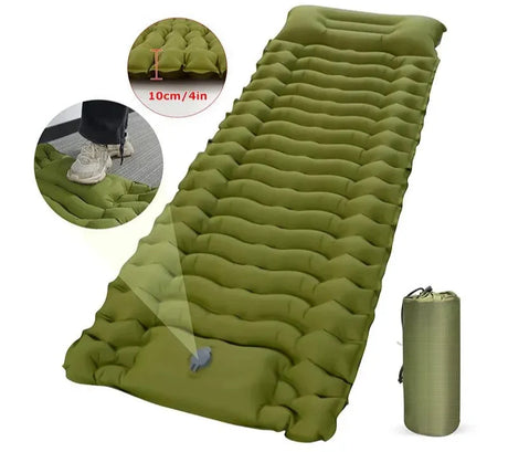 Ultralight Camping Mat  Self-Inflating Outdoor Sleeping Pad - Product showcase