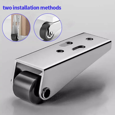 Furniture Moving Wheel  Heavy-Duty Steel Bracket With Nylon Casters - Product showcase