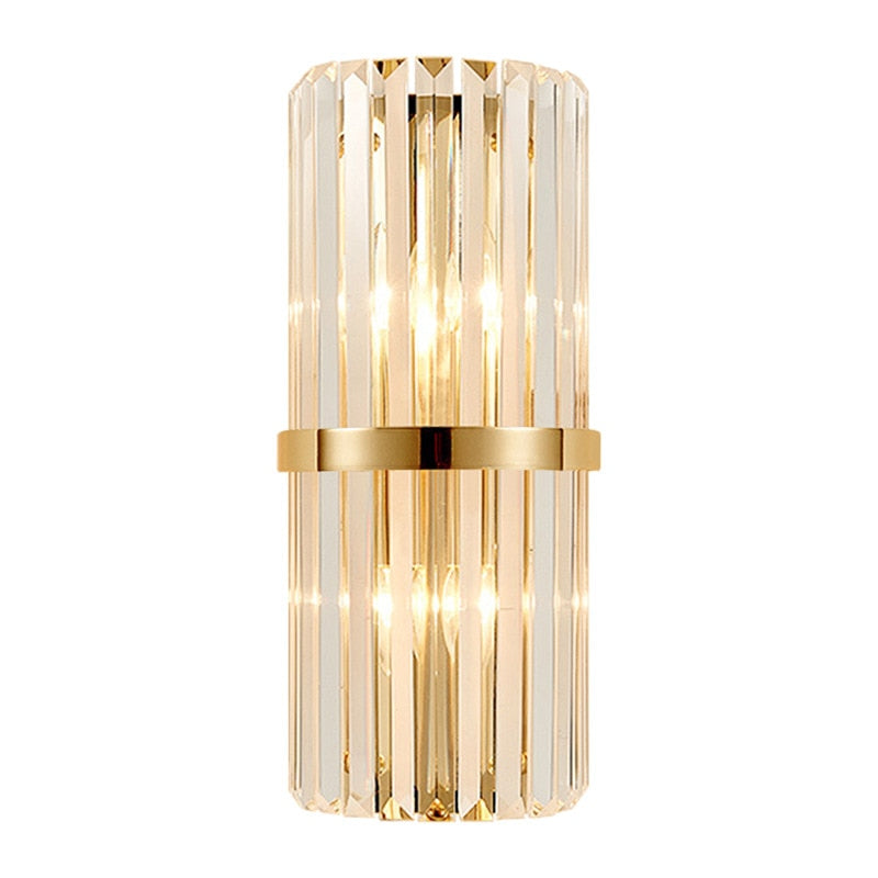 Crystal Wall Sconce Gold Band Prism Design - Product detail 15