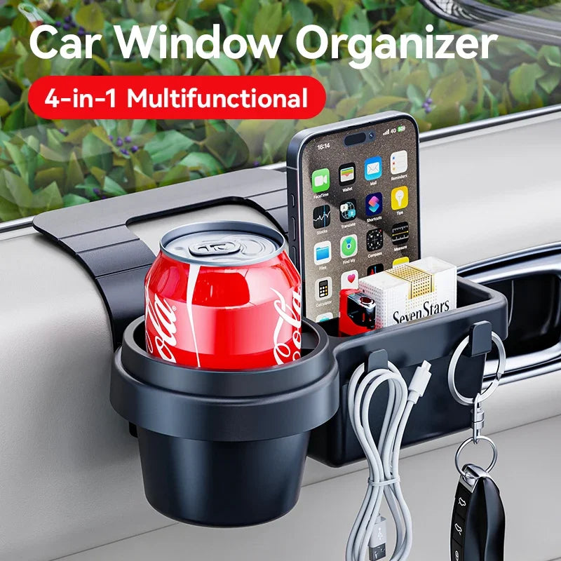 Car Door Storage Organizer Multi-Function Cup Holder With Phone Slot - Product detail 10